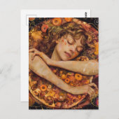 ピザラブフェイククリムト ポストカード (正面/裏面)