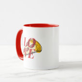 ピザラブ マグカップ (正面左)