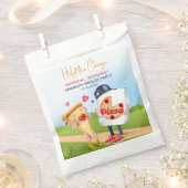 ピザラヴおもしろいィー フェイバーバッグ (クリップ留めされた状態)