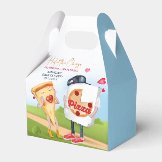 ピザラヴおもしろいィー フェイバーボックス (正面サイド)