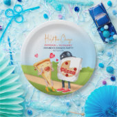 ピザラヴおもしろいィー ペーパープレート (パーティー)