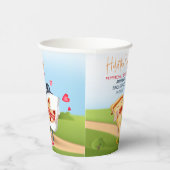 ピザラヴおもしろいィ 紙コップ (右)