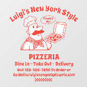 ピザレカスタマイズストラントフロント ウィンドウサイン (シート)