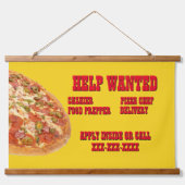 ピザレストラカスタマイズン救済の求人求人 吊り下げ型タペストリー (正面)