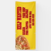 ピザレストラカスタマイズン救済の求人求人 横断幕 (縦)