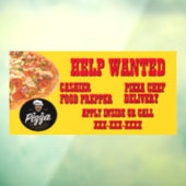 ピザレストラカスタマイズン救済希望店舗ロゴ ウィンドウサイン (シート3)