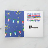 ピザレストランイタリアンケータリングクリスマスホリダ シーズンカード (内部)