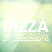 ピザレストランカスタムビジネス ウィンドウサイン (シート3)