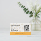 ピザレストランビジネス | ミニマリスト小スライス 名刺 (スタンド正面)