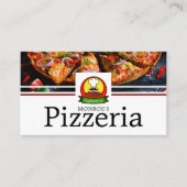 ピザレストランピッツェリア広告ズ 名刺 (正面)