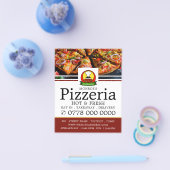 ピザレストランピツェリア広告メニューズチラシ チラシ (シングル)