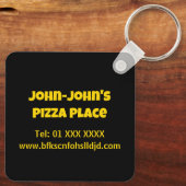 ピザレストランプロモーション キーホルダー (裏面)