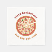 ピザレストラン スタンダードカクテルナプキン (正面)