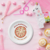 ピザレストラン ペーパープレート (パーティー)