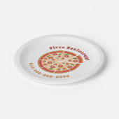 ピザレストラン ペーパープレート (アングル)