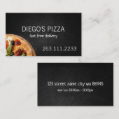 ピザレストラン 名刺 (正面/裏面)