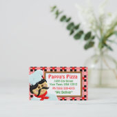 ピザレストラン 名刺 (スタンド正面)