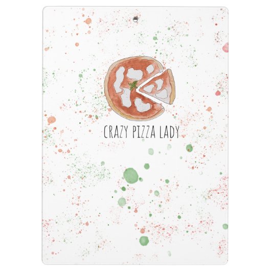 ピザレディ熱狂するクリップボード クリップボード (裏面)