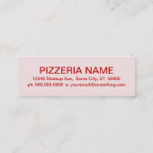 ピザロイヤリティカード（レトログレード） ロイヤリティカード (裏面)