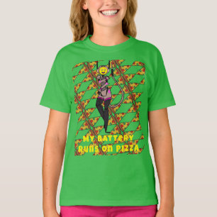 ピザロボアートットかわいいTシャツ Tシャツ