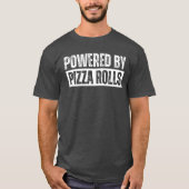 ピザロール好きな男性への面白いギフト Tシャツ (正面)
