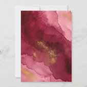 ピザワインパーフェクトペアカップルcoedウェディングシャワー 招待状 (裏面)