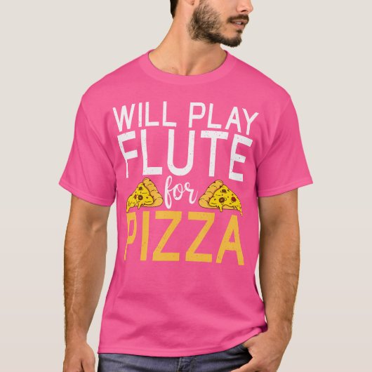 ピザー好遊きフルートのウィル・フルート Tシャツ (正面)