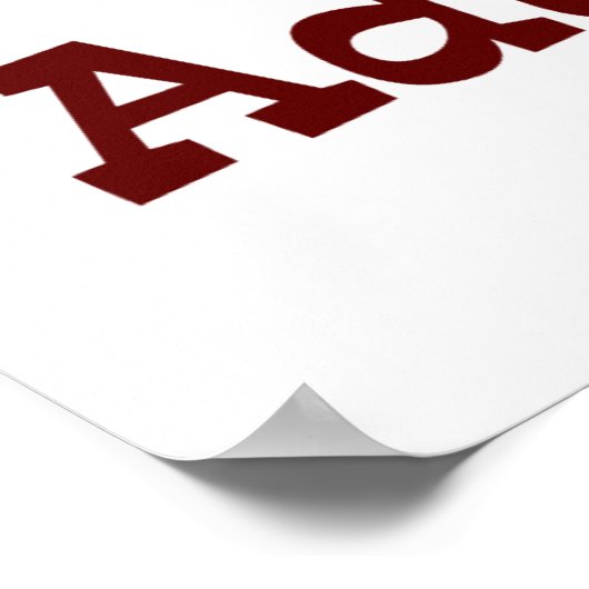 ピザ中毒者 ポスター (角)