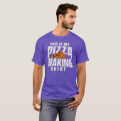 ピザ作り ピザ職人 フードギフト Tシャツ (正面フル)