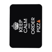 ピザ保の注文と落ち着き マグネット (縦)