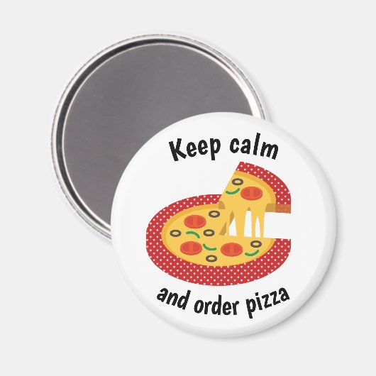 ピザ保の注文 マグネット (正面/裏面)