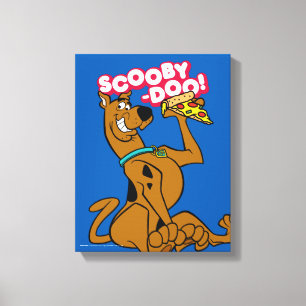ピザ切れとのScooby-Doo キャンバスプリント