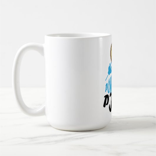 ピザ動力 – 楽しいフードラバーデザイン コーヒーマグカップ (左)
