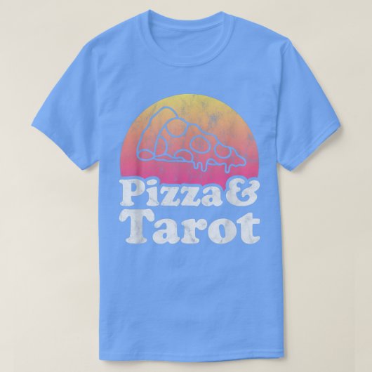 ピザ及びタロット又はタロットカード14232967 Tシャツ (デザイン正面)