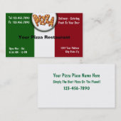 ピザ名刺 名刺 (正面/裏面)