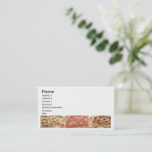 ピザ名刺 名刺 (スタンド正面)