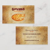 ピザ名刺 名刺 (正面/裏面)