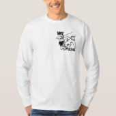 ピザ大好き - ピザへの愛 - ASL ILY オブセッション デ Tシャツ (正面)
