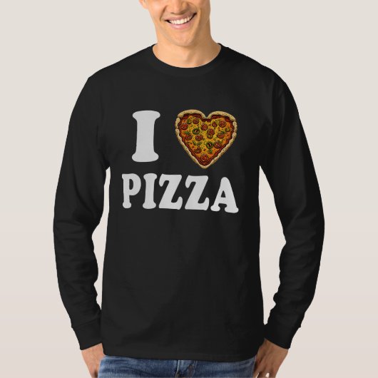 ピザ大好き Tシャツ (正面)