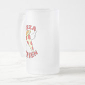 ピザ天国 フロストグラスビールジョッキ (正面左)