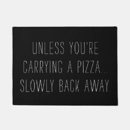 ピザ好おもしろいき ドアマット