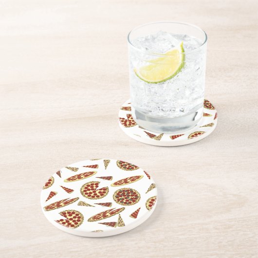 ピザ好きのためのパターン コースター (側面)
