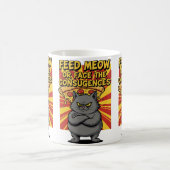 "ピザ好きのためのマグカップ – 幸せのピザスライス コーヒーマグカップ (中央)