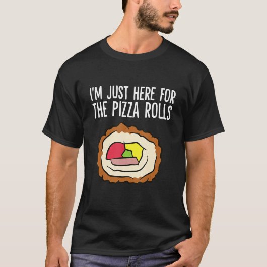 ピザ好きのピザを食べ転がに来た転が Tシャツ (正面)