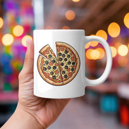 ピザ好きのマグカップ コーヒーマグカップ