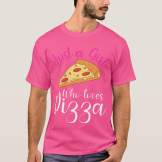 ピザ好き女子 ファストフードLOVE ヴィンテージ Tシャツ