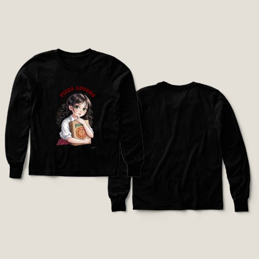 ピザ好き (デザイン 正面＆背面)