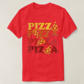 ピザ好き4009 Tシャツ (デザイン正面)