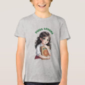 ピザ好き トライブレンドＴシャツ (正面)