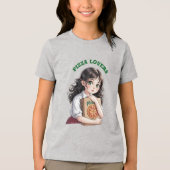 ピザ好き トライブレンドＴシャツ (正面)